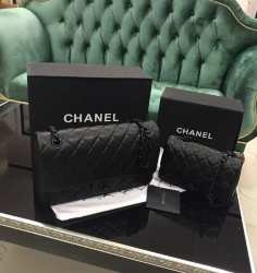 Сумка Chanel classic So Black Люкс  