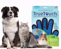 Массажная перчатка для животных True Touch