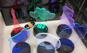 Светильник ночник 3D в интернет-магазине BombSALES