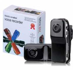 Мини-видеокамера диктофон The Smallest Voice Recorder Pocket Video Camera