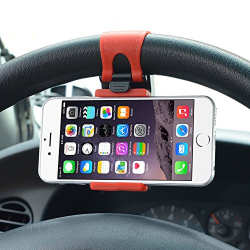 Универсальный держатель Car Steering Wheel Phone Socket Holder 