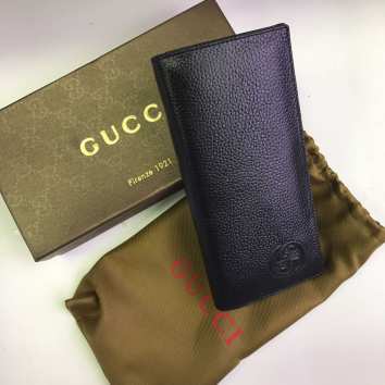 Мужское портмоне Gucci из натуральной кожи в интернет-магазине BombSALES